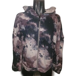 Shambhala Abstract Zippered Hoodie Sz.M